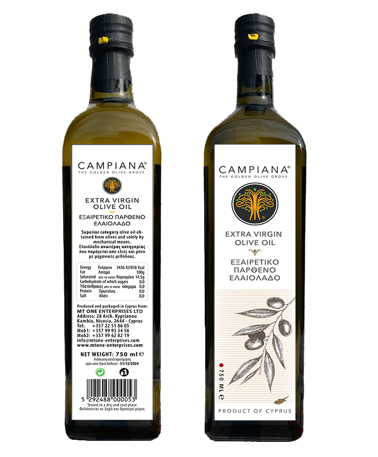 MT ONE - Extra Virgin Olive Oil 750 ml