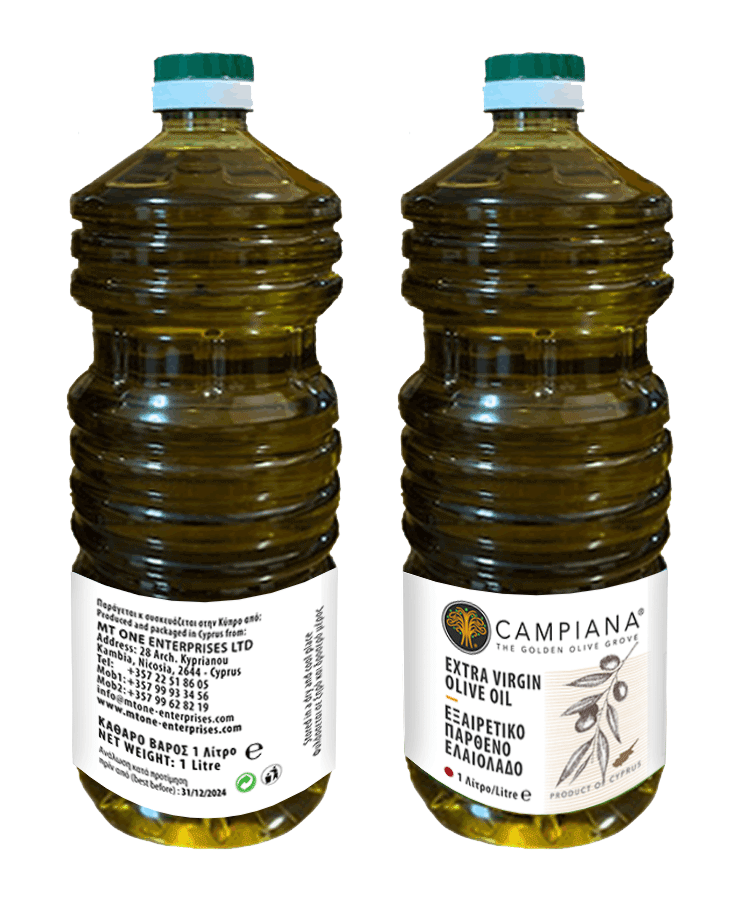 MT ONE - Campiana Extra Virgin Olive Oil 1 Litre